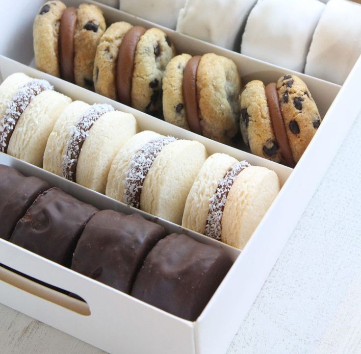 Alfajores artesanais do Cantinho Argentino